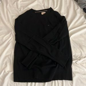 Tommy Hilfiger black crew neck sweater